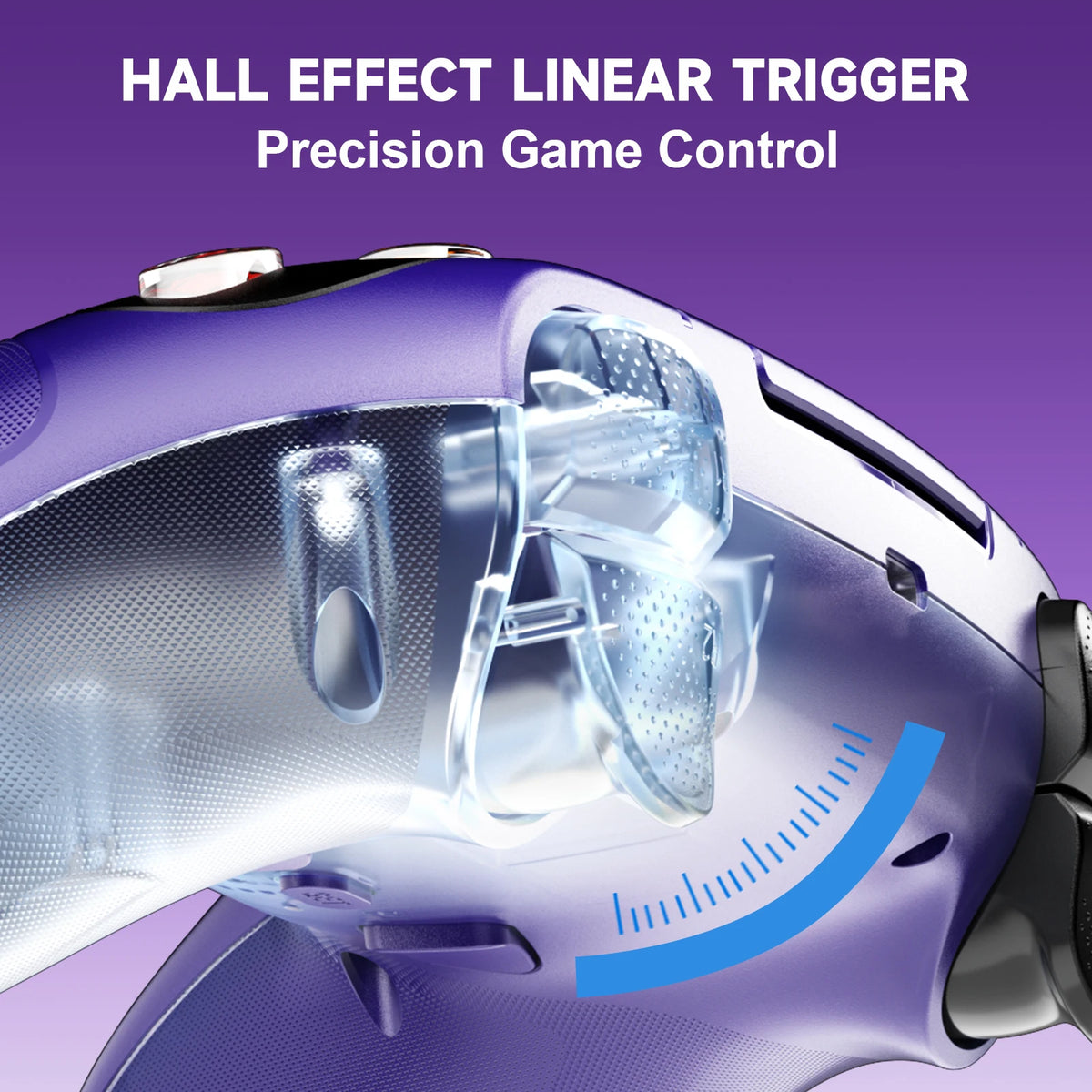 Controller Macro/Turbo Vibration Hall Trigger
