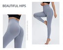 Nude Yoga Pants for Women High Waist Seamless Hip Lifting Fitness Design