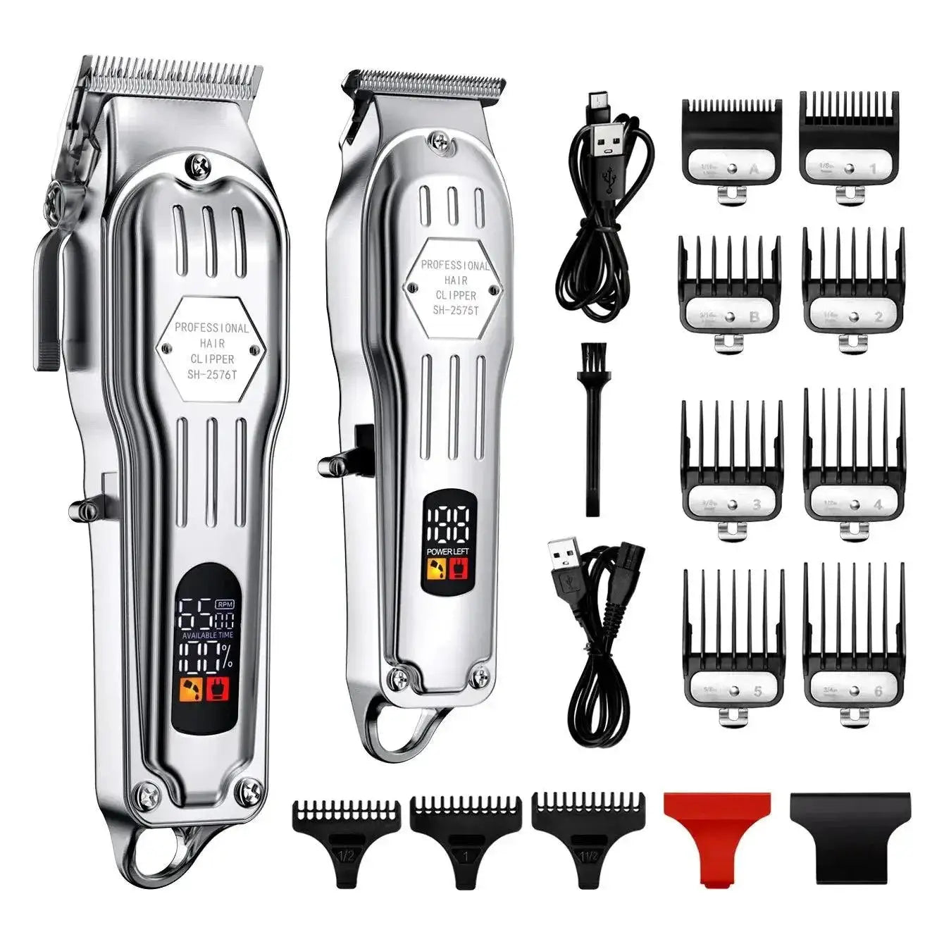 Full Metal Barber Clipper Precision Trimming Tool For Men