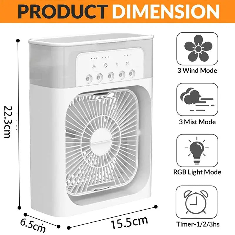 Stand Fan Air Cooler Portable Cooling Unit With Heating - OurLum.com