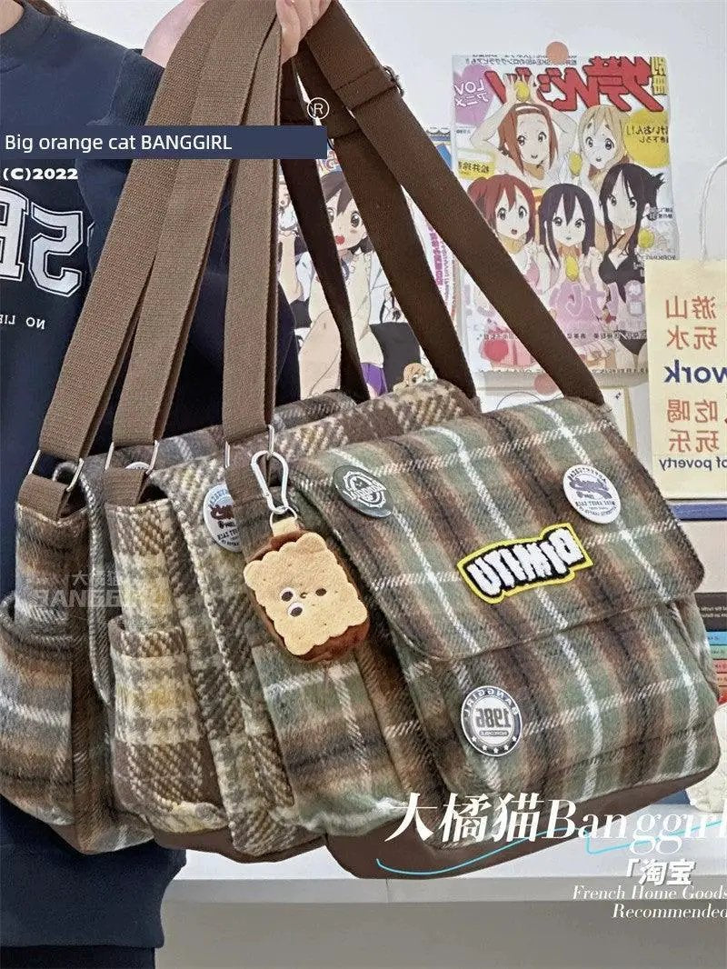 Middle Aged Shoulder Bag Japanese South Korean Fashion Style