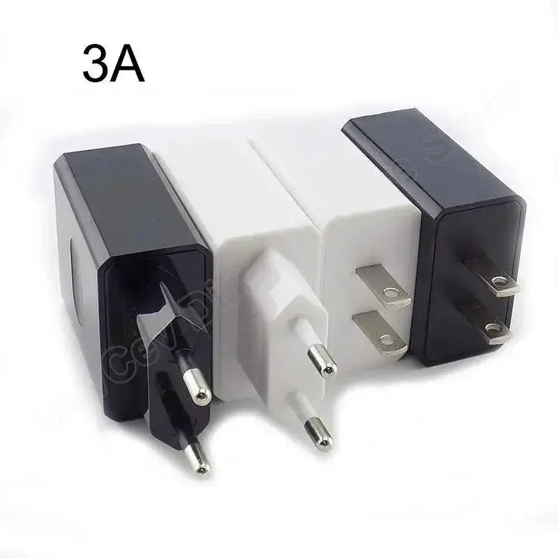 Versatile 5V Travel USB Charger Compact Wall Adapter EU US