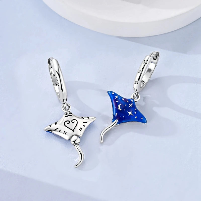 Sterling Silver Women's Earrings Golden