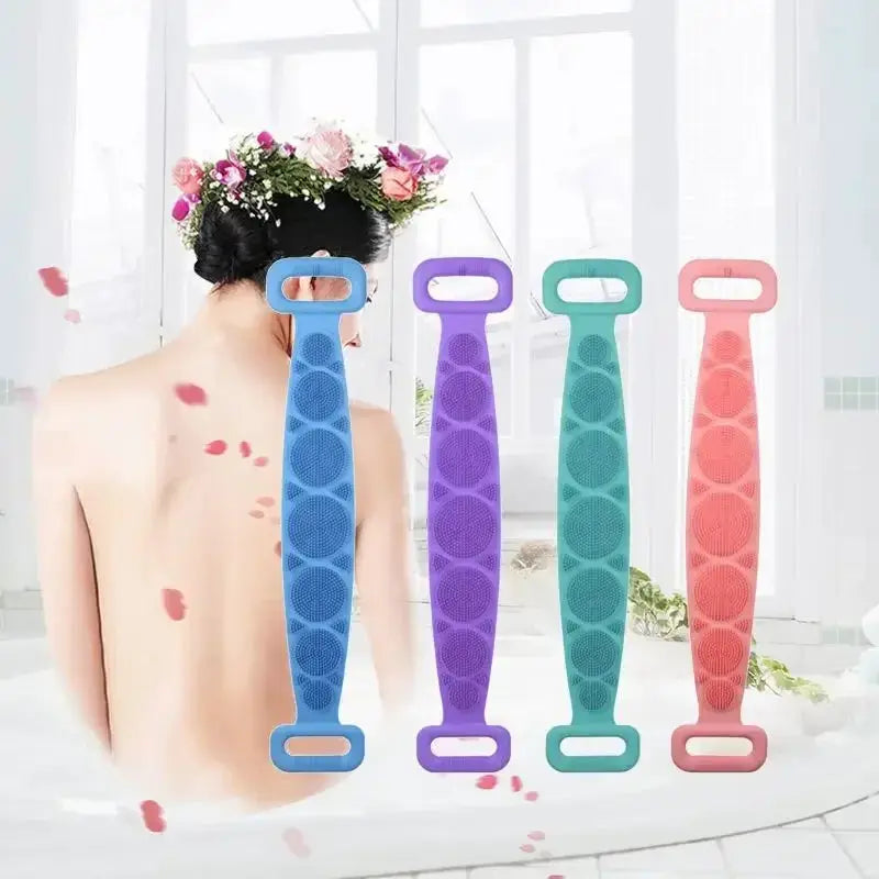 Body Sponge Silicone Brushes Scrubber Massage Tool - OurLum.com