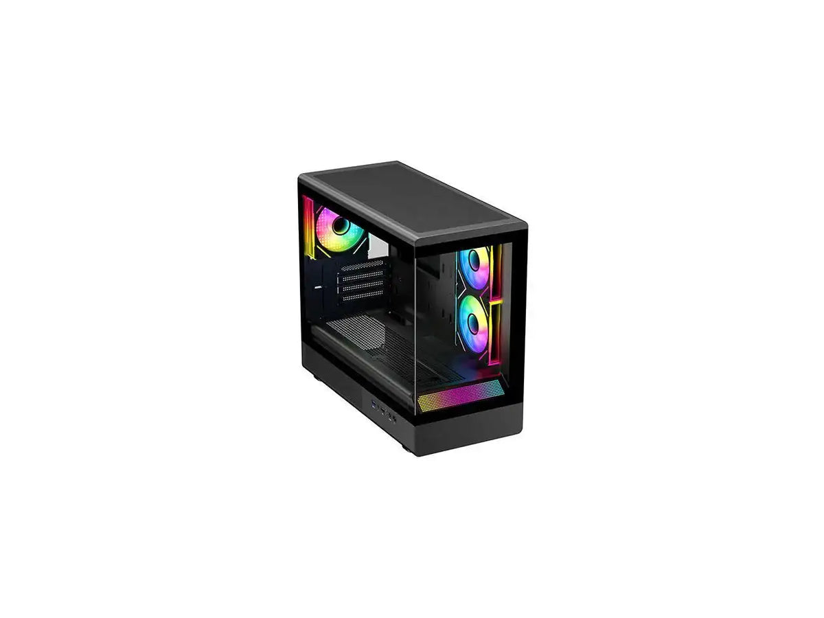 DIYPC ARGB-M1-BK Black Cases (Computer Cases - ATX Form)