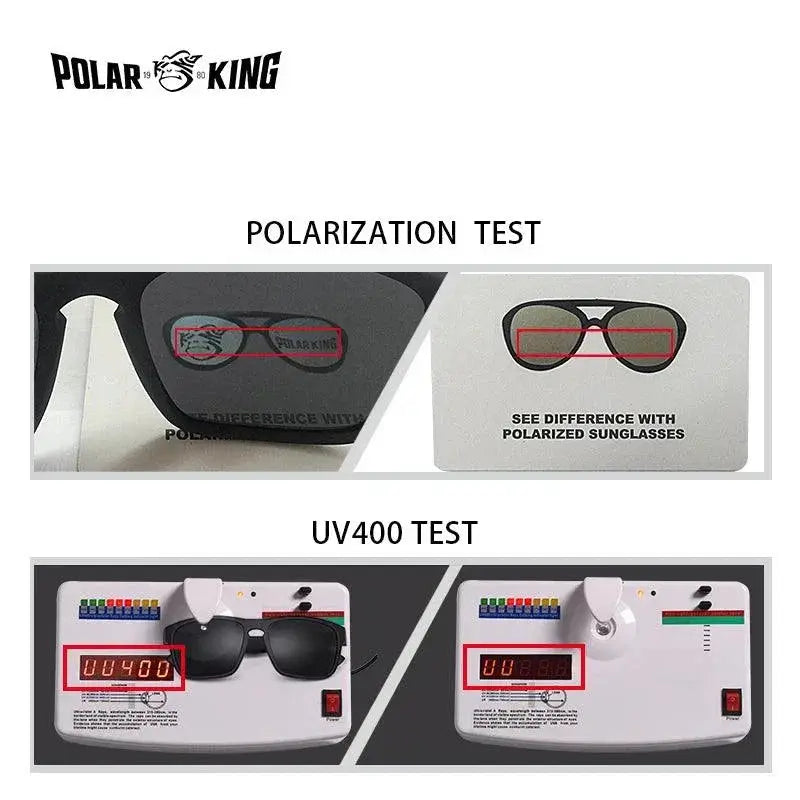 Men's Polarized Square Sunglasses With UV Protection Eyewear