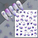 Succulent Blossom Nail Art Decals Blooming 3D Beauty Kit