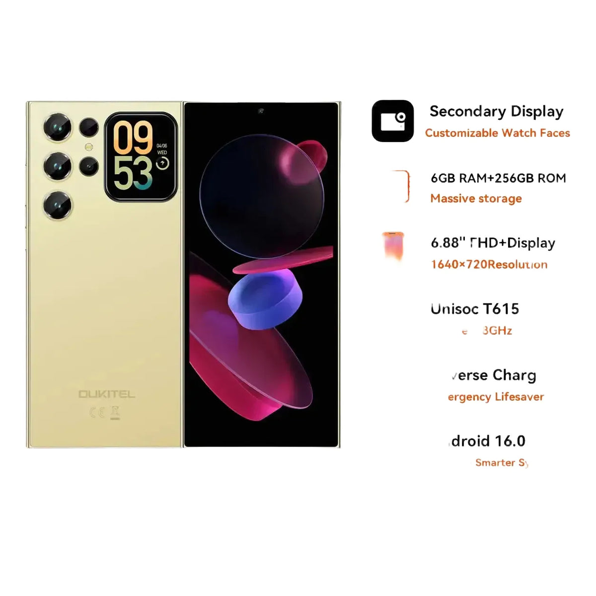 Oukitel Pro Large Battery Smartphone — product view 1