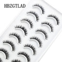 Glamorous Handmade 3D Mink Crisscross Eyelashes 10 Pairs