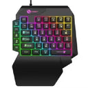 Mini Gaming Keyboard - Single Hand Portable Wired