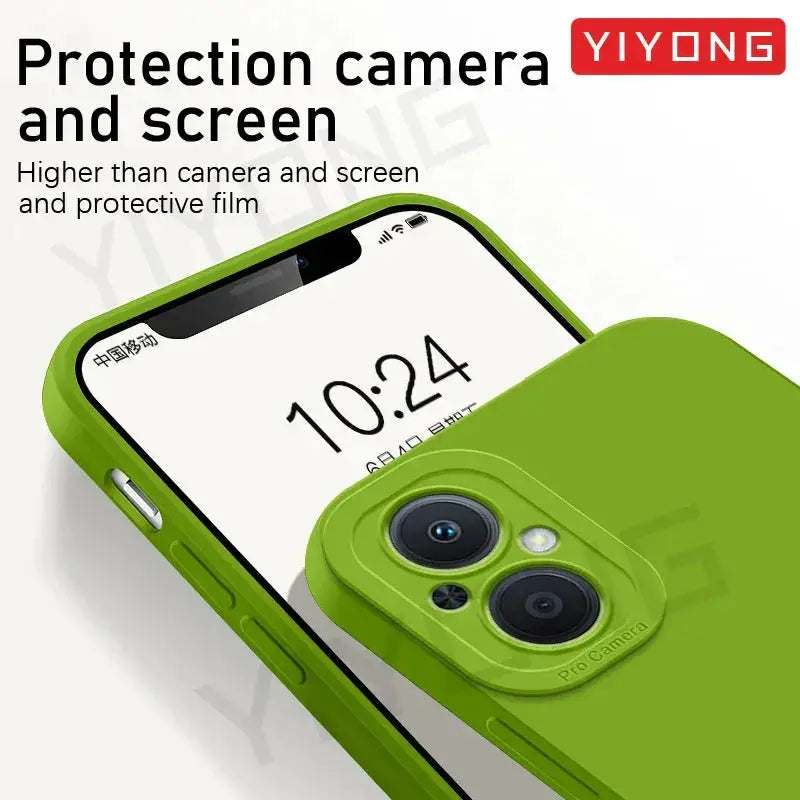 Reno8 Lite Case Yiyong Soft Silicone Shockproof Cover