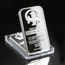 1PCS Various countries Mint 1 Troy Ounce beautiful Various countries Silver Bullion Bar Replica Coins Collection copy gift