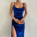 Hugcitar Velvet Maxi Dress Desk Date