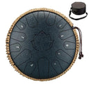 Hluru 13 Inch 15 Notes Steel Tongue Drum Glucophone C Tone