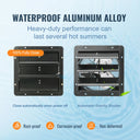 VEVOR Shutter Exhaust Fan 12 Inch with Humidity Controller