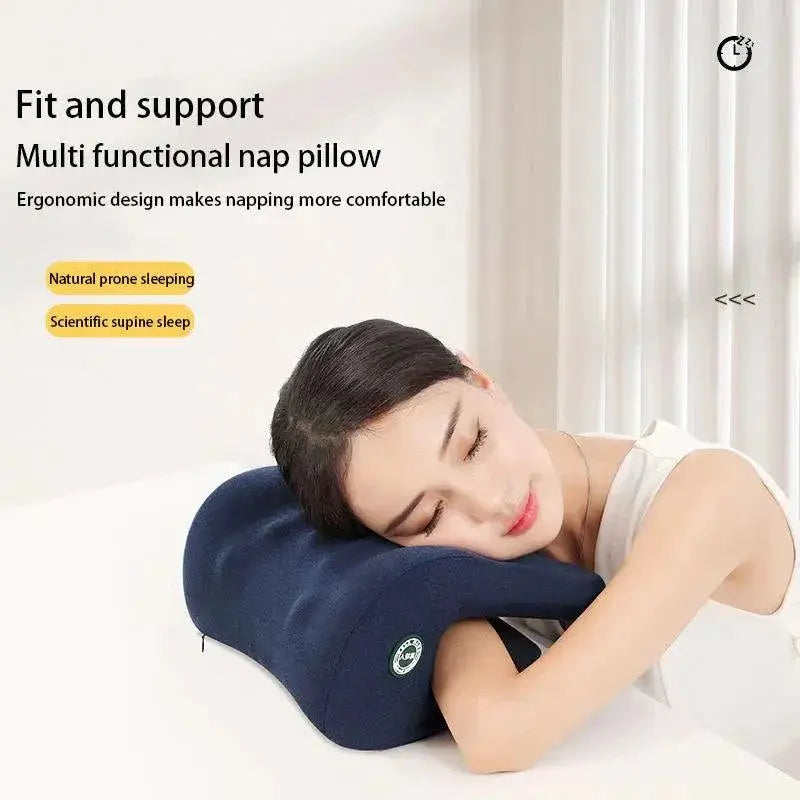 Ergonomic Memory Foam Travel Neck Pillow for Comfort