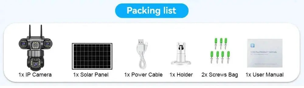 Off-Grid Solar IP Camera for Outdoor Use — product view 9