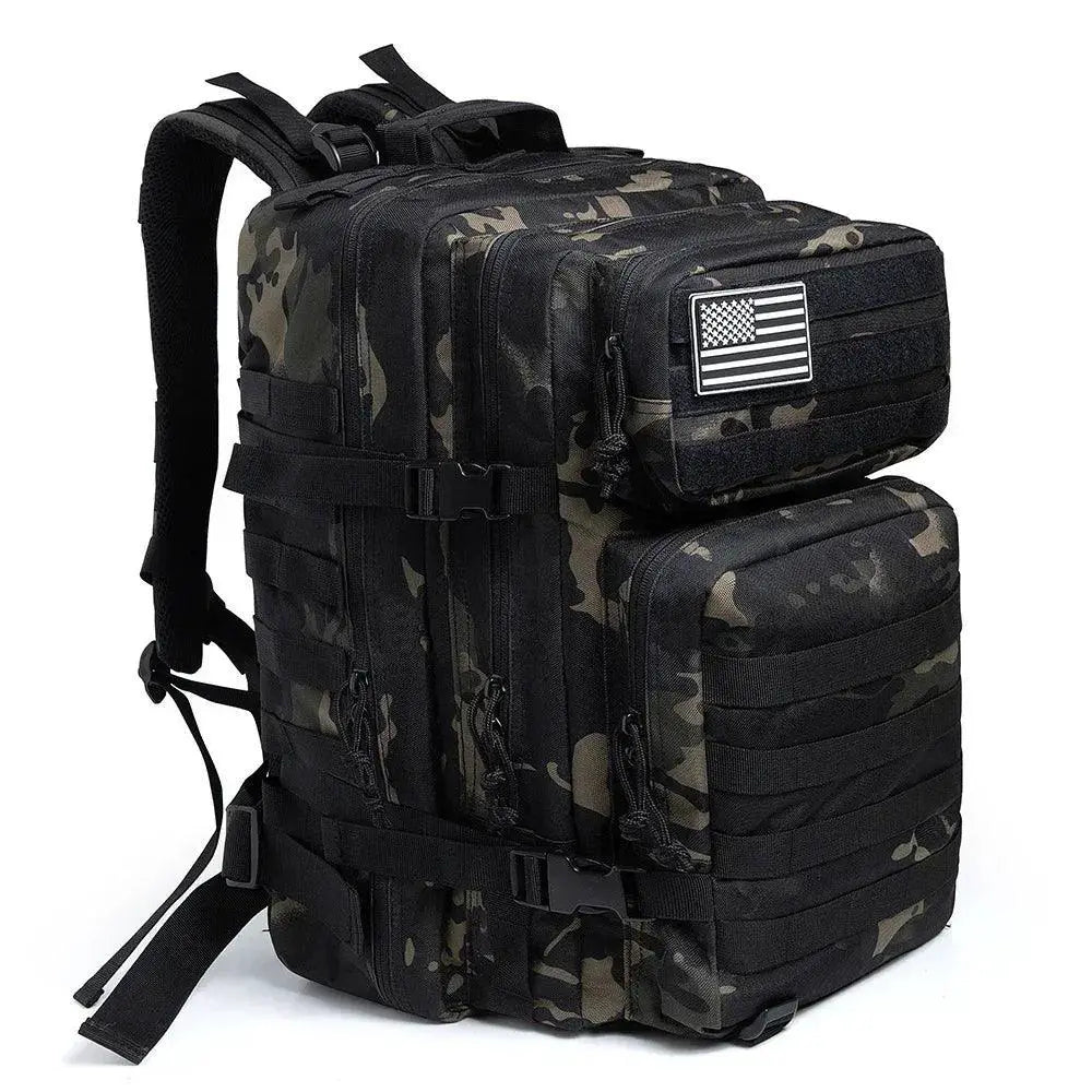 QTQY Tactical Backpack - Durable Molle Gear - Black Pythons product image