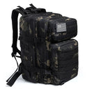 QT&QY Outdoor Tactical Backpacks 45L Large Capacity Man