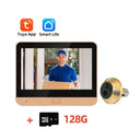Tuya 3MP Wireless Peephole Camera With 4.3 Inch LCD Night Vision See Visitors