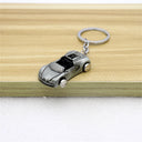 Motorcycle Keychain with Rotating Wheels for Gifts