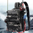 Versatile Camouflage Fishing Backpack Large Capacity Tackle Bag