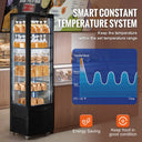 SucceBuy cft Refrigerated Display Case Large Commercial Pastry