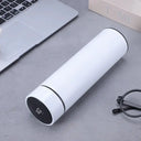 Custom Name Digital Thermos with Temperature Display Keeps Drinks Hot or Cold