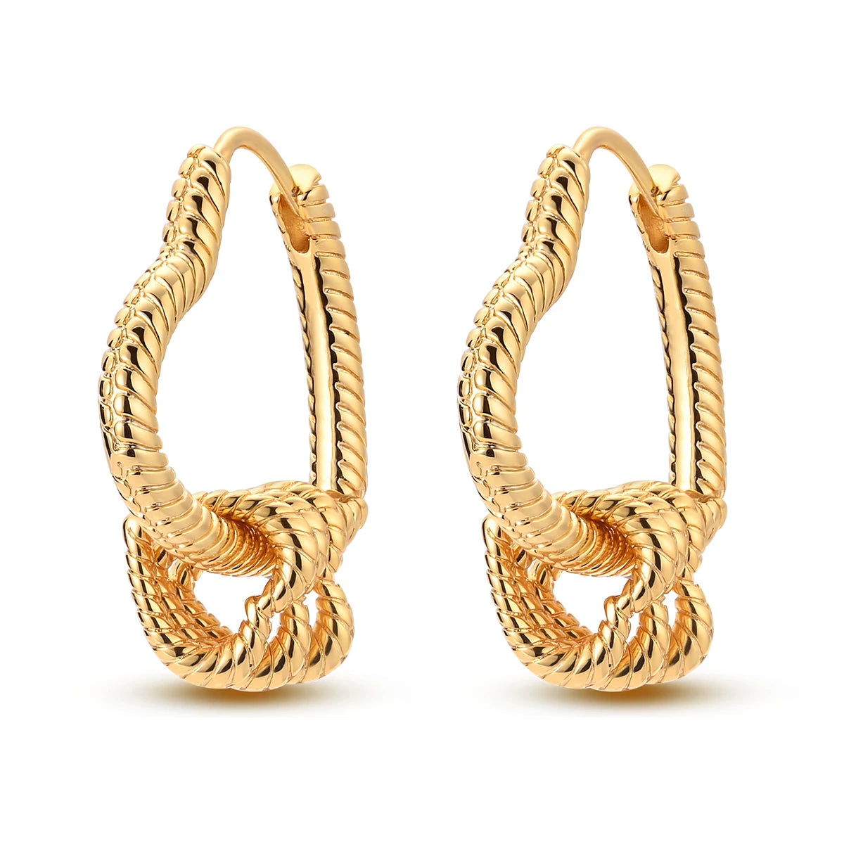 Silver Plated Earrings Rose Gold