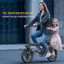 Compact Double Seat Folding Electric Bicycle