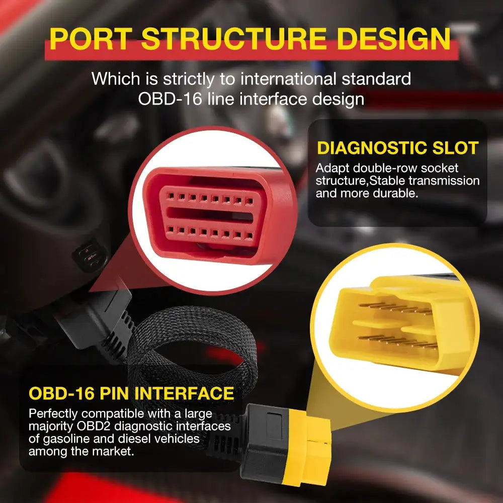 10pcs/lot OBDII 16Pin Extension Cable Vehicle Automobiles OBD2 Male to Female Extend Universal OBD Car Diagnostic Cable