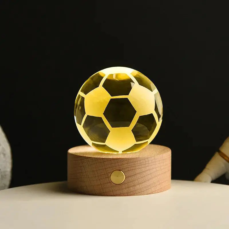 7 Color Solar System Saturn Crystal Ball LED Night Light