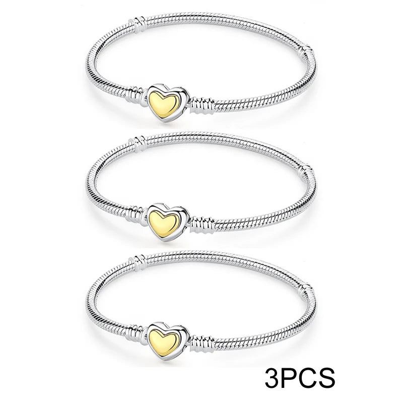Sterling Silver Bracelet Bangles Love