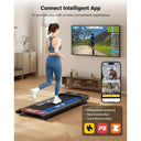 Under Desk Walking Pad With Auto Incline And LED Display Remote