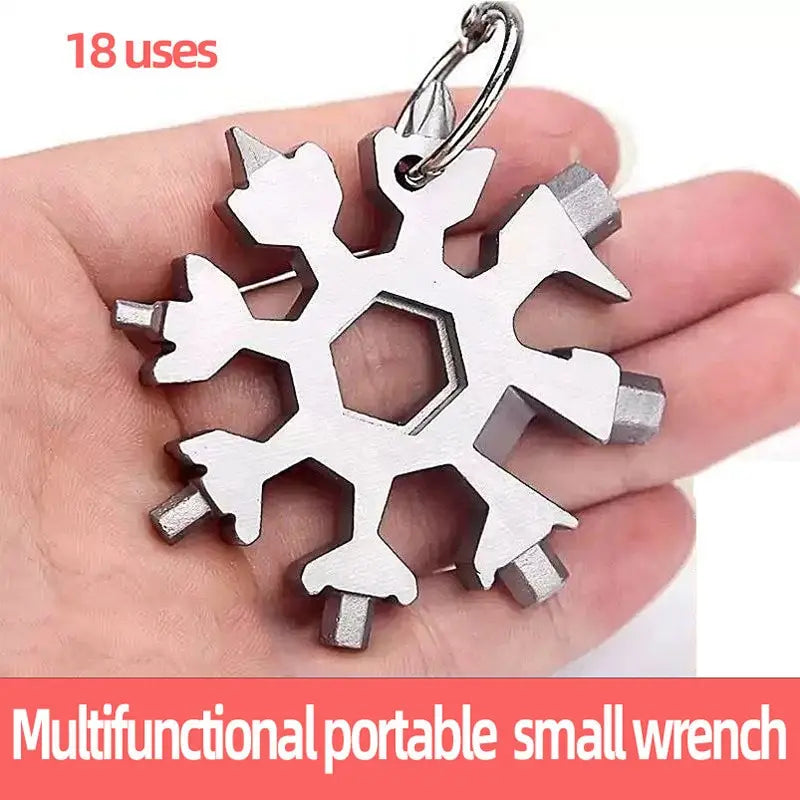 Multi-Functional Snowflake Wrench Tool Steel