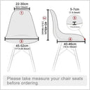 Easy Clean Shell Chair Cover for Home