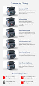 2K Dash Cam for Drivers With Parking Aid