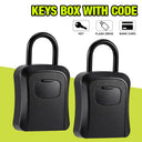 Waterproof Key Lock Box Outside Combination Password Metal Key
