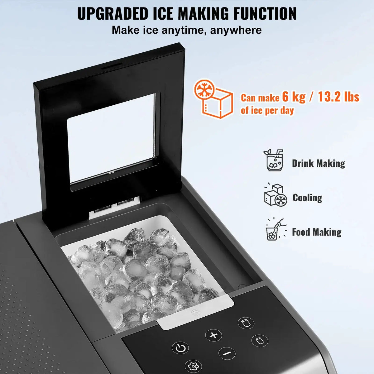 SucceBuy Portable Car Refrigerator with Ice Making Function Volt — product view 4