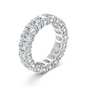 Oval Moissanite Eternity Ring