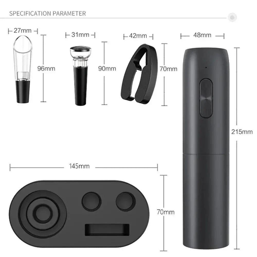 Electric Wine Bottle Opener Automatic Red Wine Corkscrew