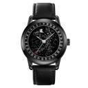 SKMEI Moon Phase Leather Wristwatch Stylish Timepiece Design