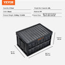 Collapsible Stackable Storage Bins Set