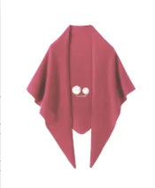 Women Irregular Wool Shawl Wrap