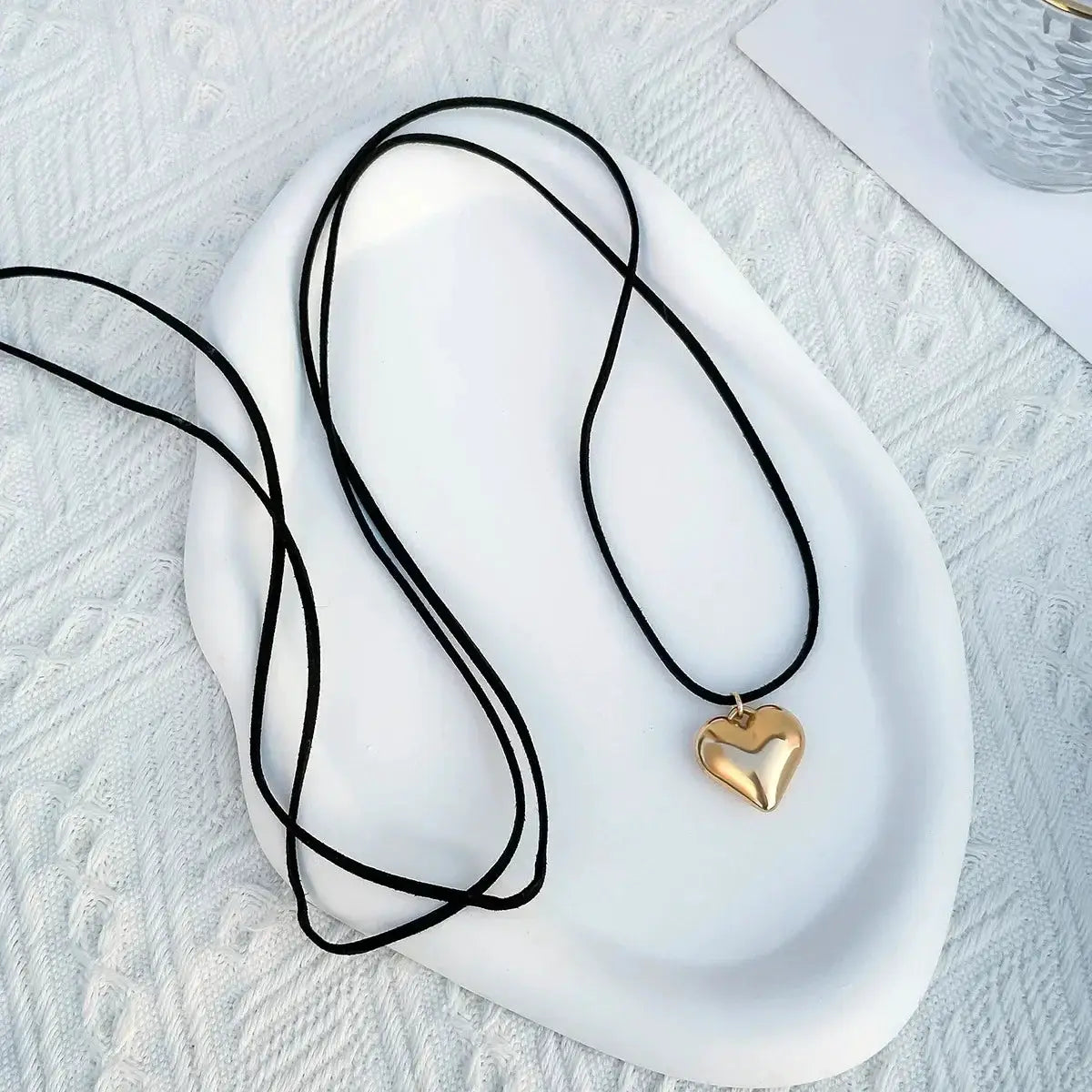 Personalized Adjustable Wax Line Choker Necklace For Women