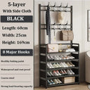 Clothes Hat Hangers Shoe Rack Multi-layer Organizer Shelf