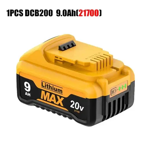 High-Capacity 20V 9000mAh Li-ion Battery For Tools Upgrade