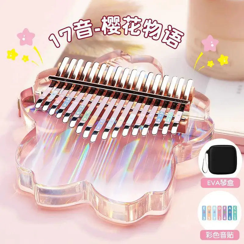 Transparent Acrylic Kalimba 17 21 Key Crystal Thumb Piano