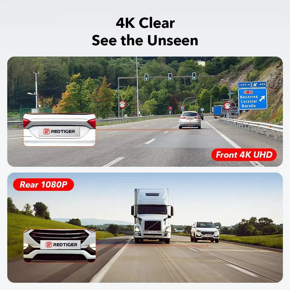 4K Ultra HD Dash Cam With Built In GPS And Night Vision