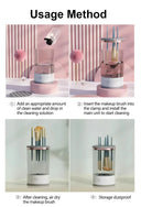 USB Electric Makeup Brush Cleaner Portable 3 In 1 Device